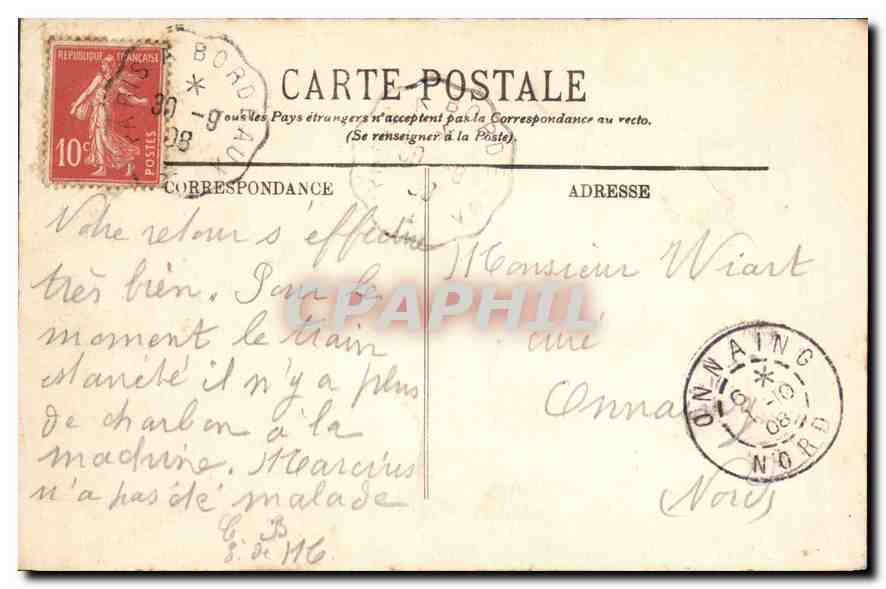 CPA Lourdes le Calvaire XI station  — Rückseite
