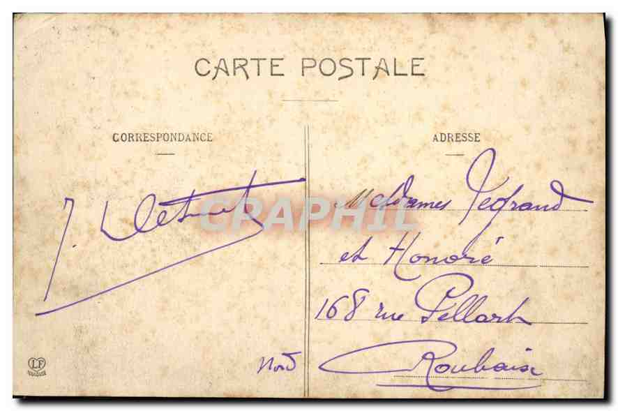CPA Les Hautes Pyrenees Lourdes les Rampes et la Basilique  — Verso