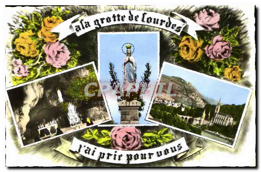 CPA Souvenir de Lourdes 