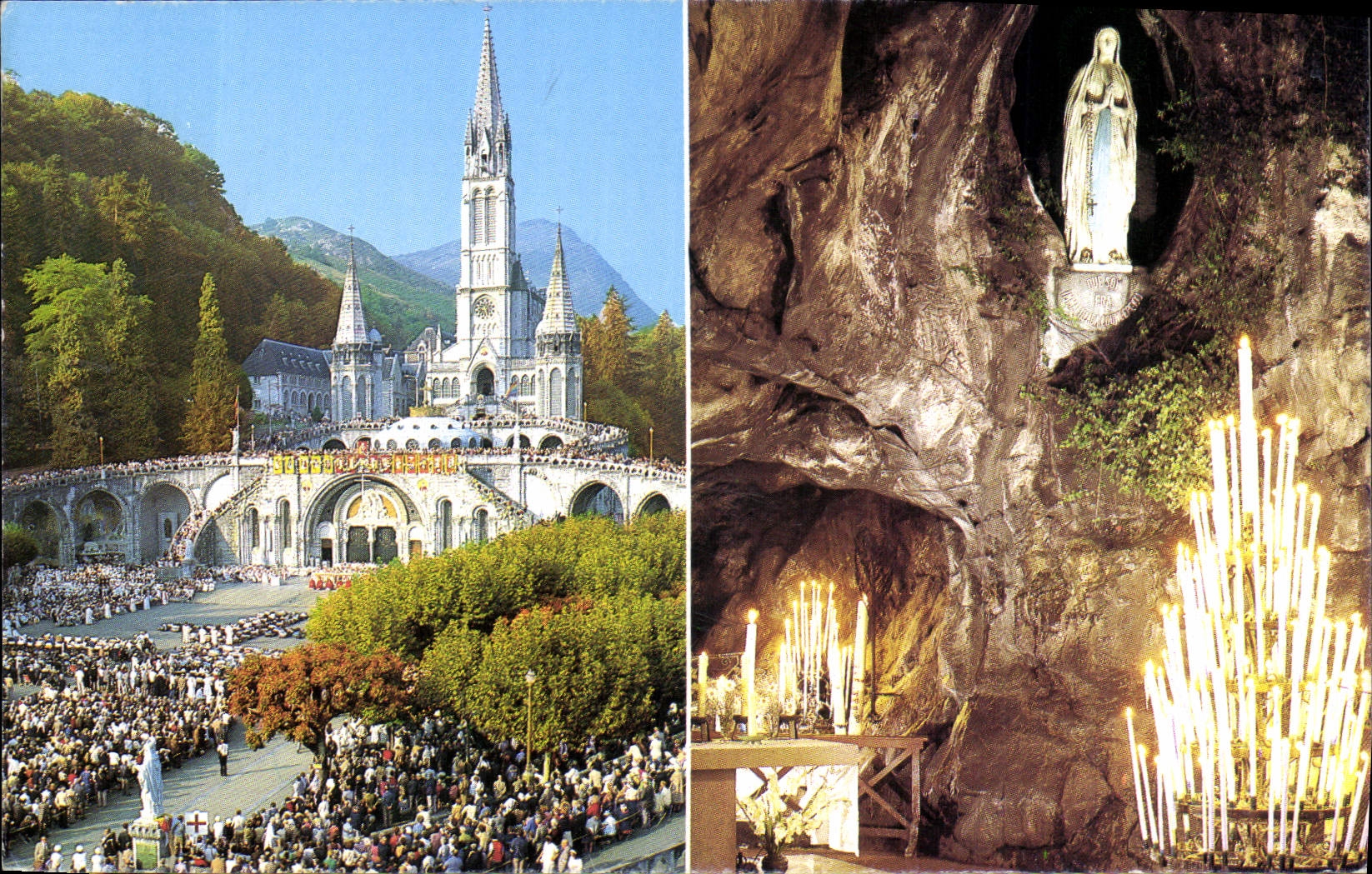 Lourdes — Basilica and Grotto — Publisher: WORLD PILGRIMAGE CENTRE