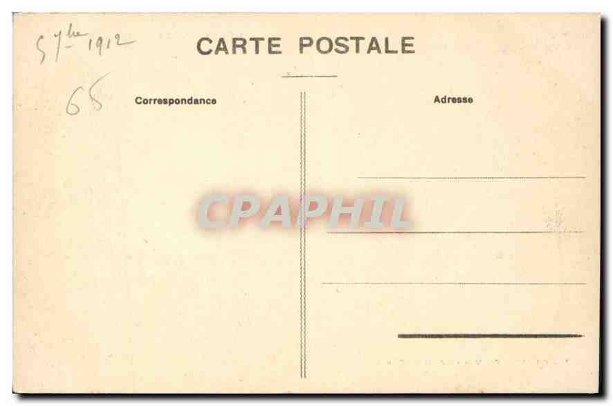 CPA Les pyrenees Gavarnie vue generale du Cirque et du Pont de Neige  — Rückseite