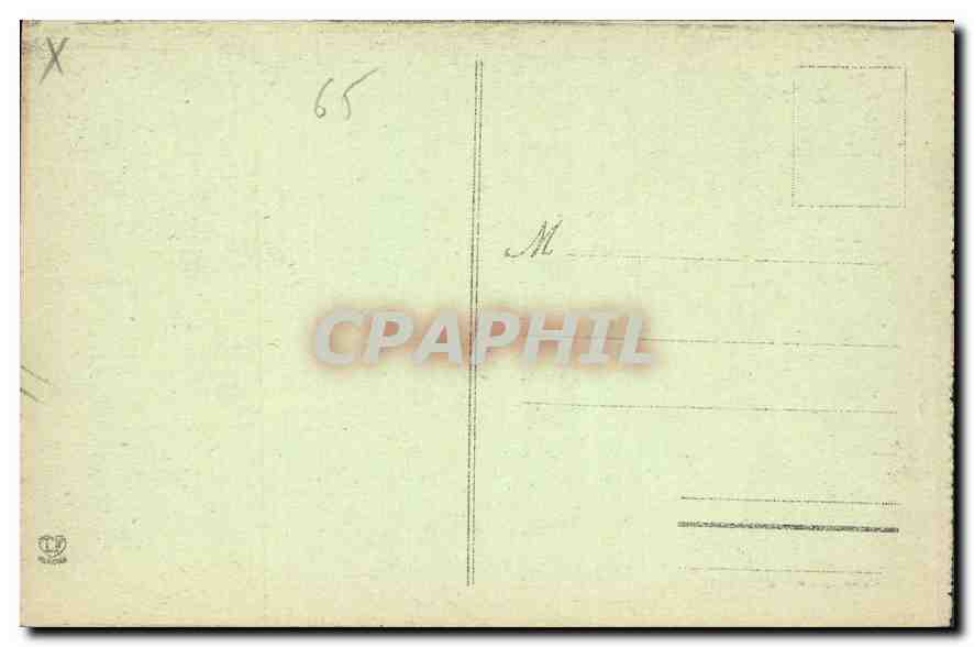 CPA Lourdes l'Apparition  — Verso