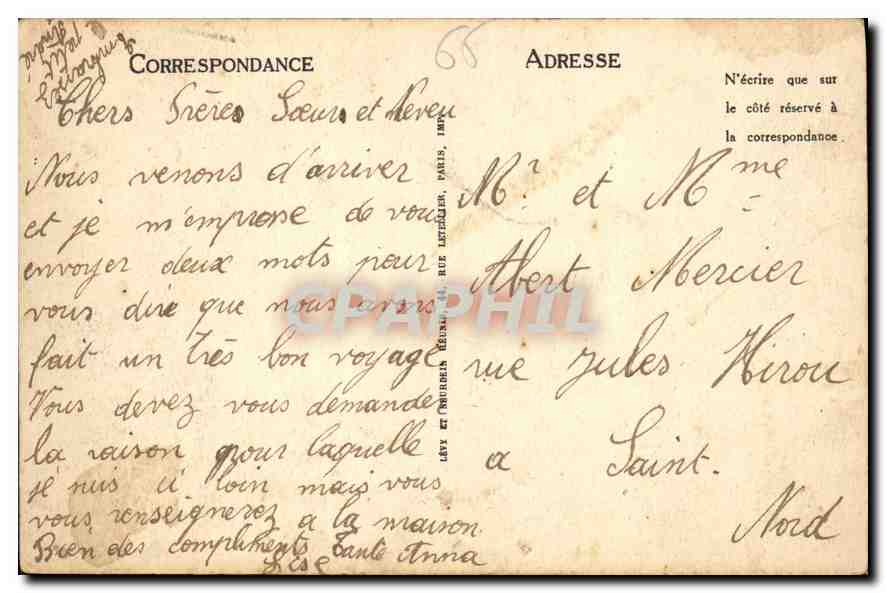 CPA Lourdes Saint Michel le Calvaire Breton et la Basilique  — Verso