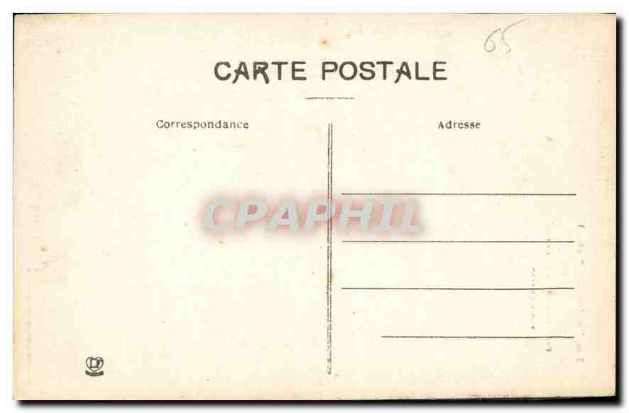 CPA Les Pyrenees Lourdes Pont du Chemin de Fer  — Verso