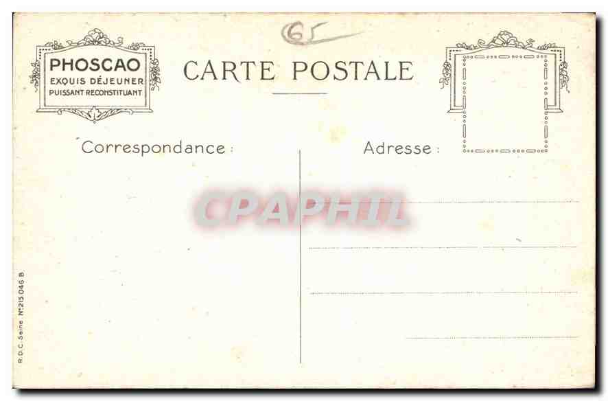 CPA Aurore au Cirque de Gavarnie Pyrenees  — Verso