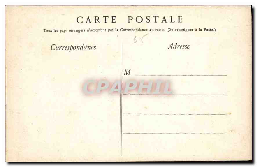 CPA Lourdes L'Apparition  — Rückseite