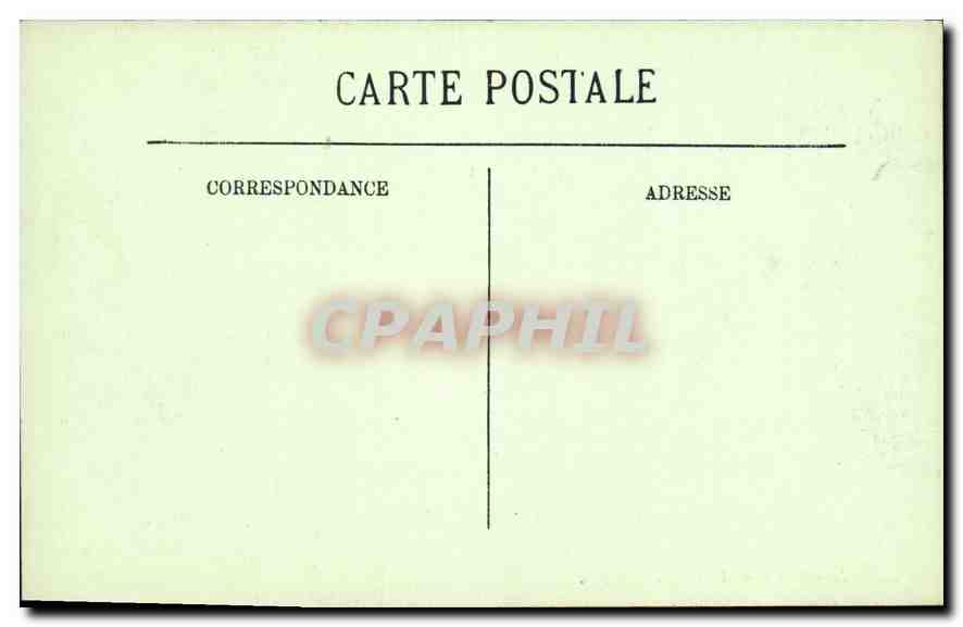 CPA Lourdes Le Chateau  — Verso