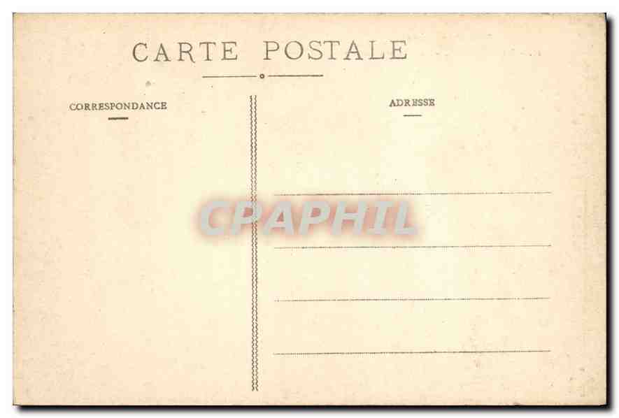 CPA Les Pyrenees Lourdes Le Chateau Fort  — Rückseite