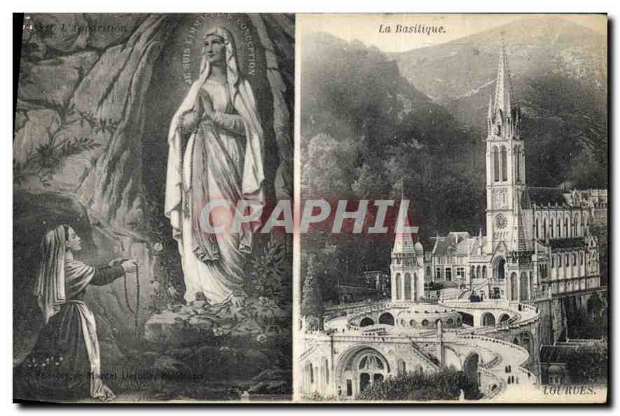 CPA Lourdes La Basilique 