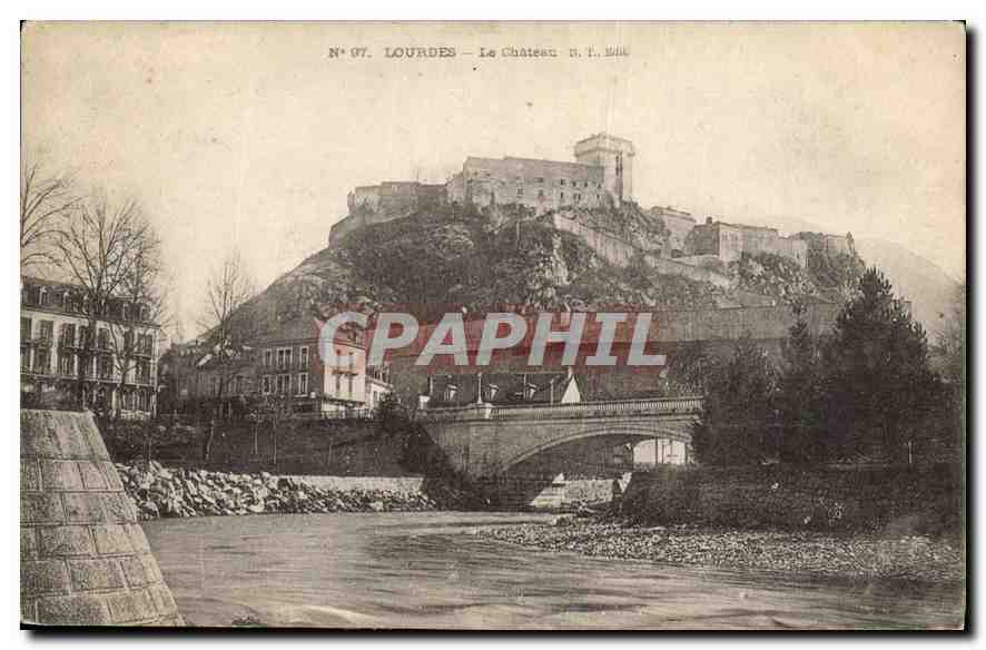 CPA Lourdes Le Chateau 