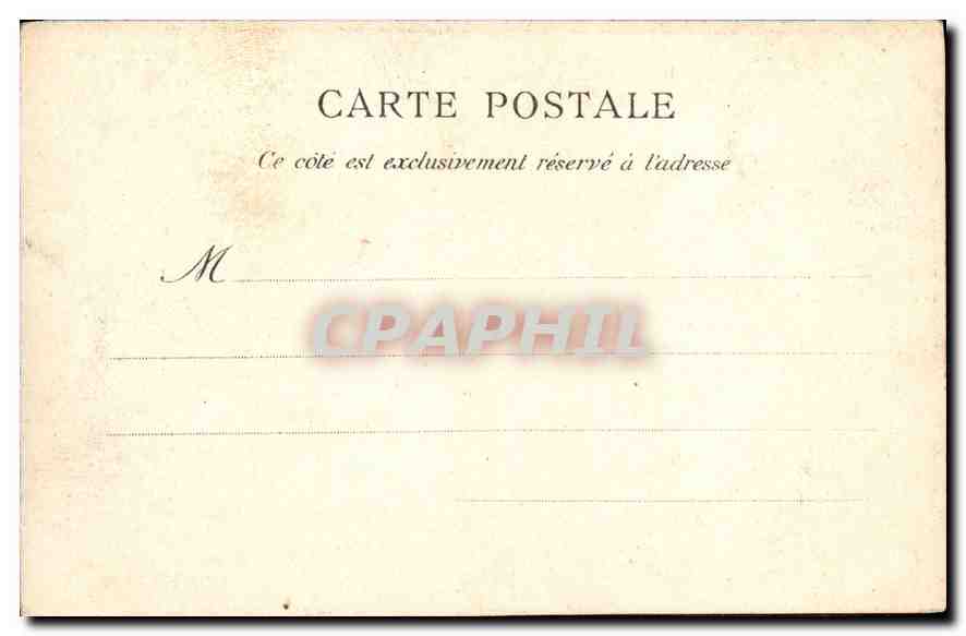 CPA Lourdes Le Chateau  — Verso