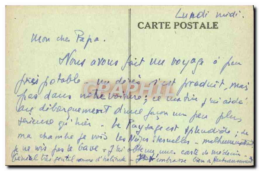 CPA Les Pyrenees Lourdes La Basilique  — Verso