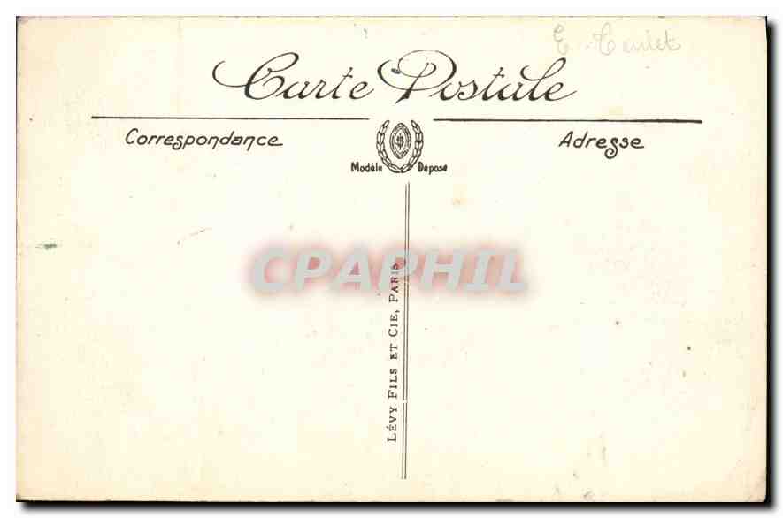 CPA Lourdes L'Esplanade vers La Basilique  — Rückseite