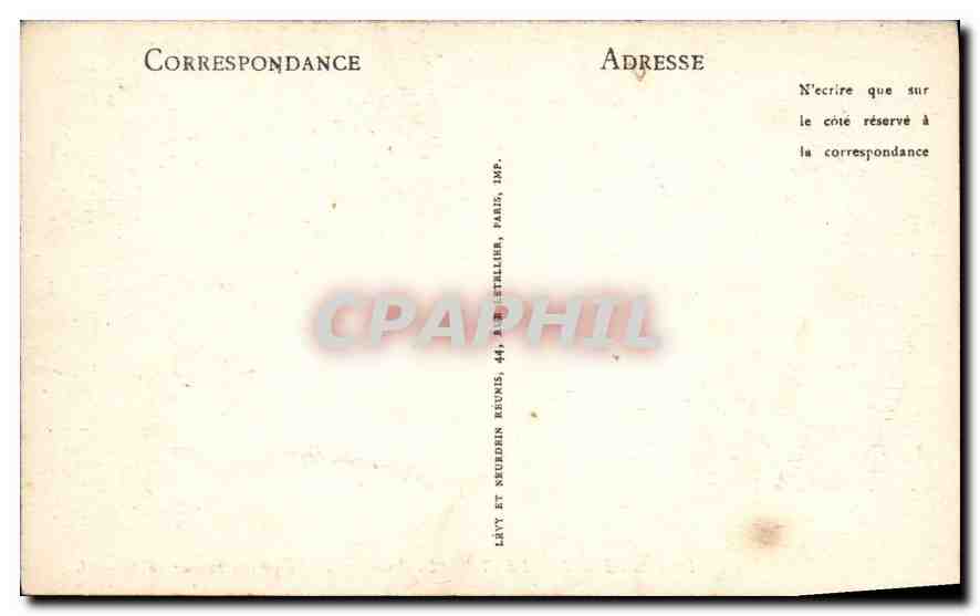 CPA Lourdes Bernadette — Verso