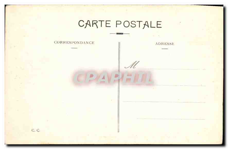 CPA Lourdes Le Calvaire XII Station  — Verso