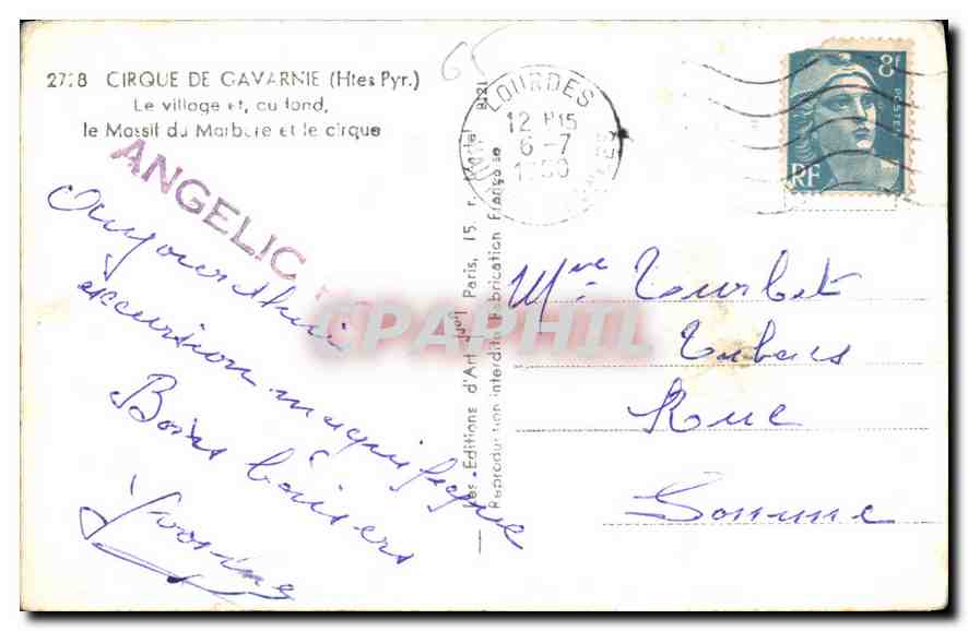 Cirque de Gavarnie — Le village et le cirque — Éditions d'Art, Paris — Reverso
