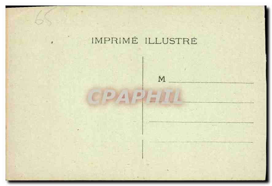 CPA Les Pyrenees Gavarnie La Breche de Roland cote France  — Verso