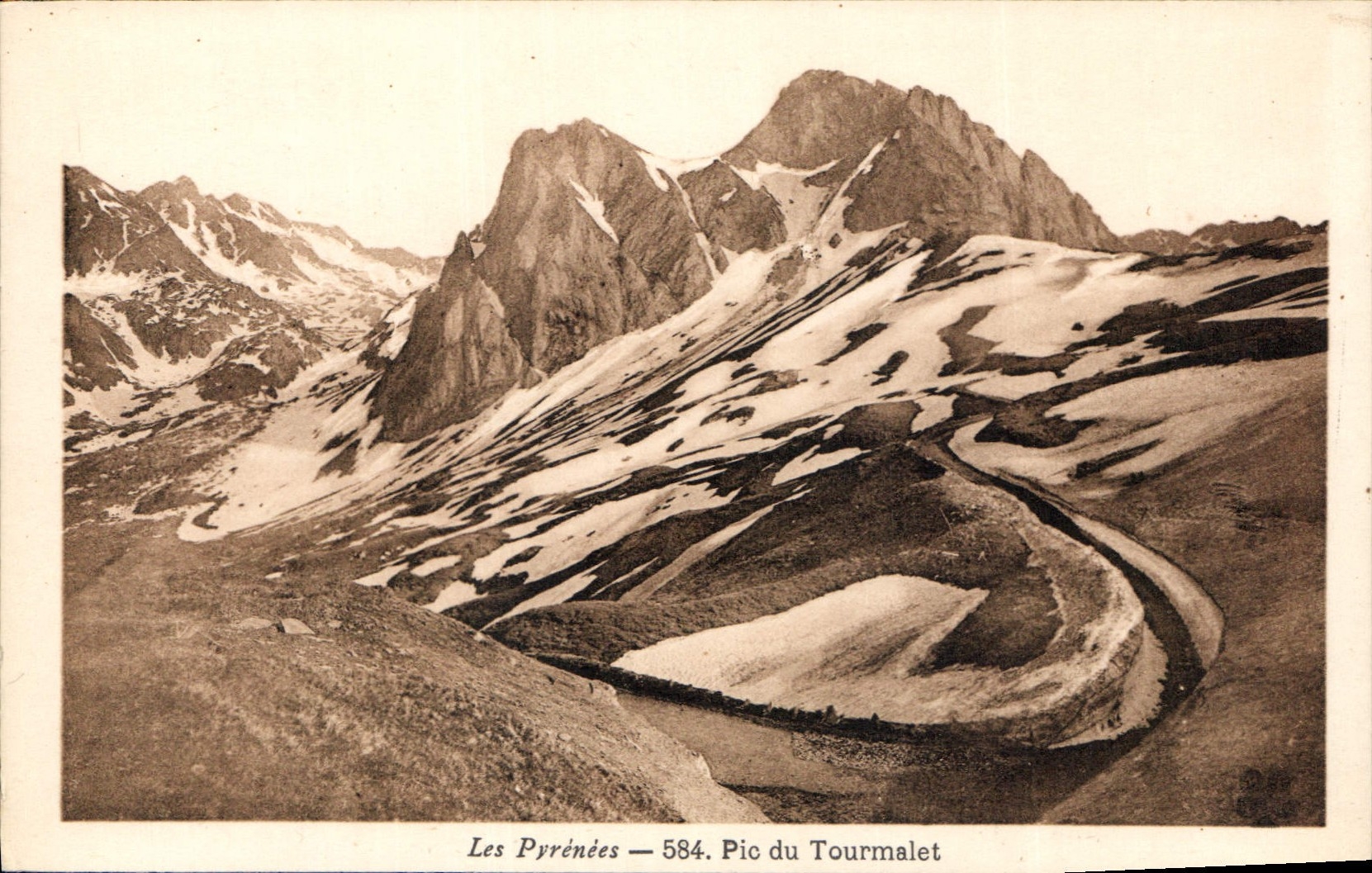 Les Pyrénées — 584. Pic du Tourmalet — Éditeur non identifié