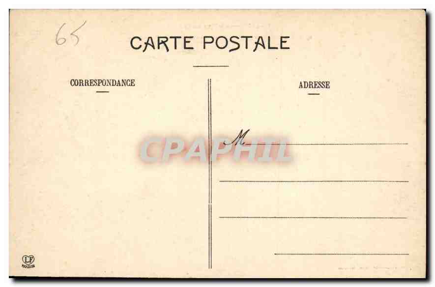 CPA Les Hautes Pyrenees Lourdes Vue plongeante sur la Basilique  — Verso