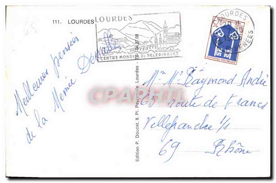 CPA Lourdes  — Verso