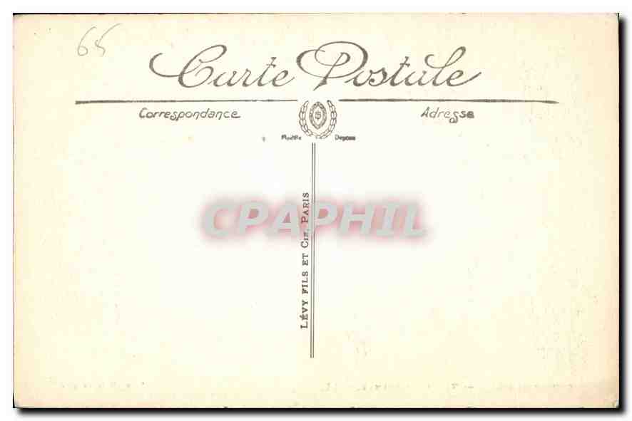 CPA Lourdes Vue prongeante  — Verso