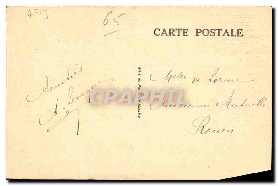 CPA Les Pyrenees Lourdes la Basilique et la Grotte  — Verso