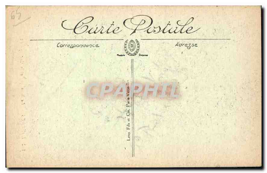 Lourdes — La Basilique et le Gave — C. Levy Fils & Cie, Paris-Versailles — Verso