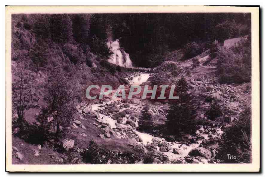 Les Chutes et la Cascade de Lutour — Cauterets — Bloc frères, éditeurs, Bordeaux