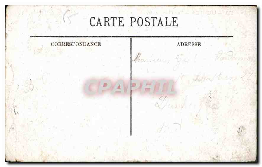 CPA Lourdes Vue plongeante  — Verso