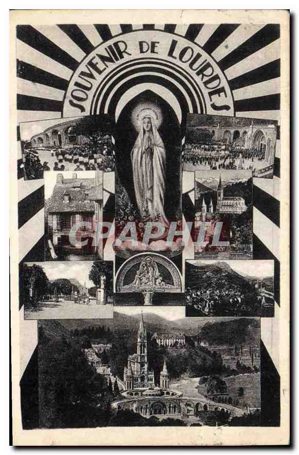 CPA Souvenir de Lourdes 
