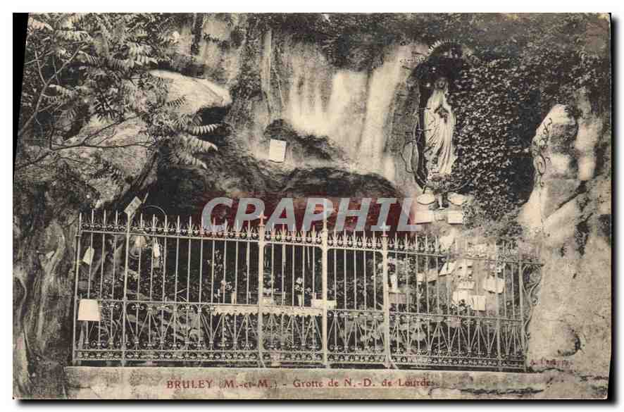 CPA Bruley M et M Grotte de N D de Lourdes 