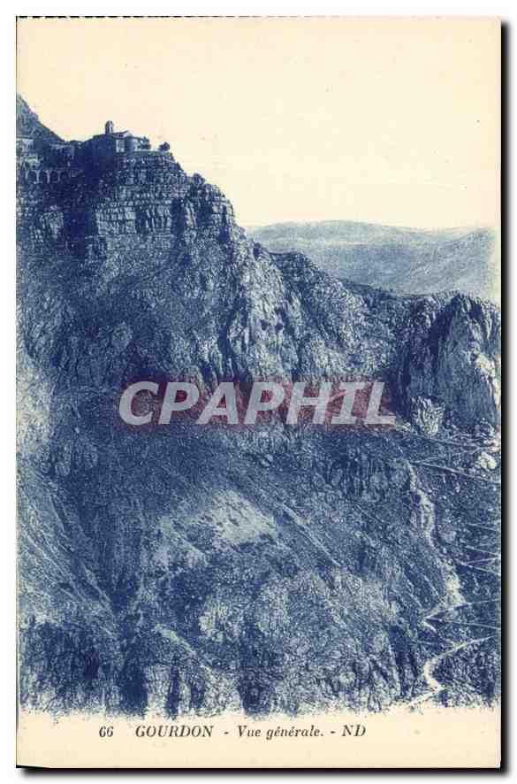 CPA Gourdon Vue generale 