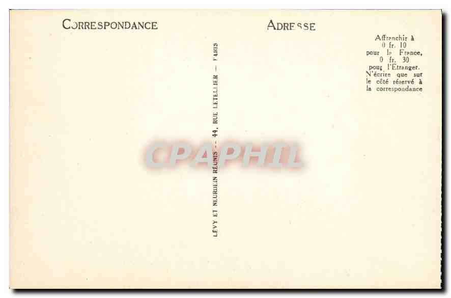 CPA Gourdon Vue generale  — Rückseite