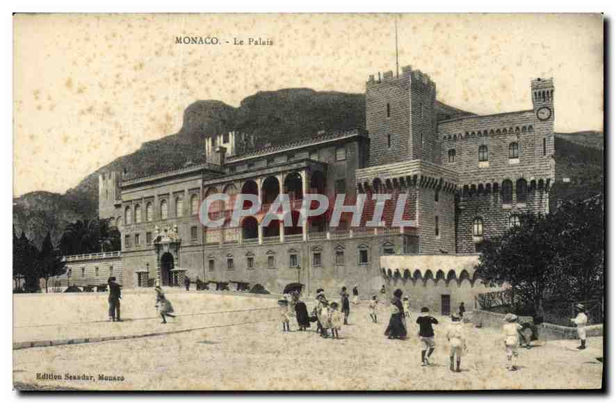 CPA Monaco Le Palais 