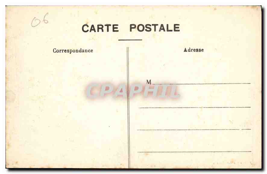 CPA Monaco Le Palais  — Rückseite