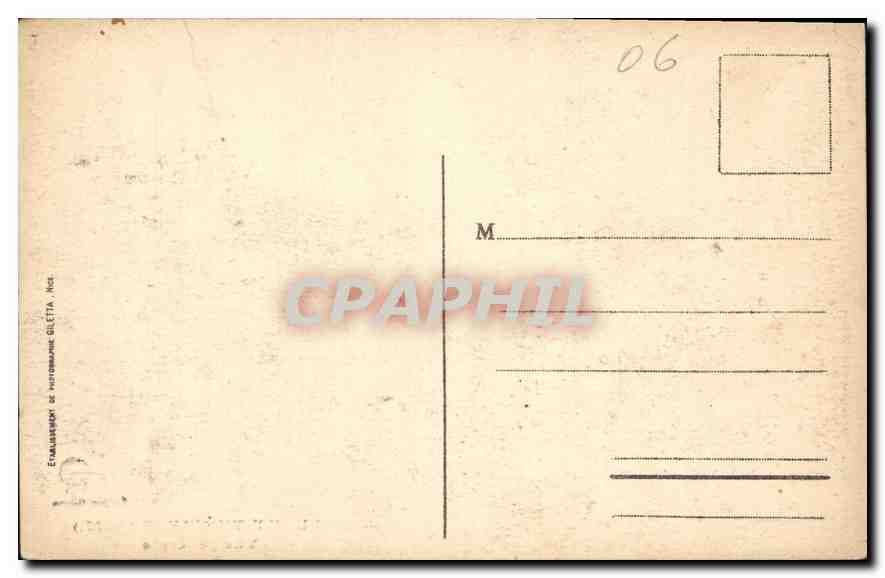 Puget-Théniers — Vue générale — Édition Gilletta (A.M.) — Verso