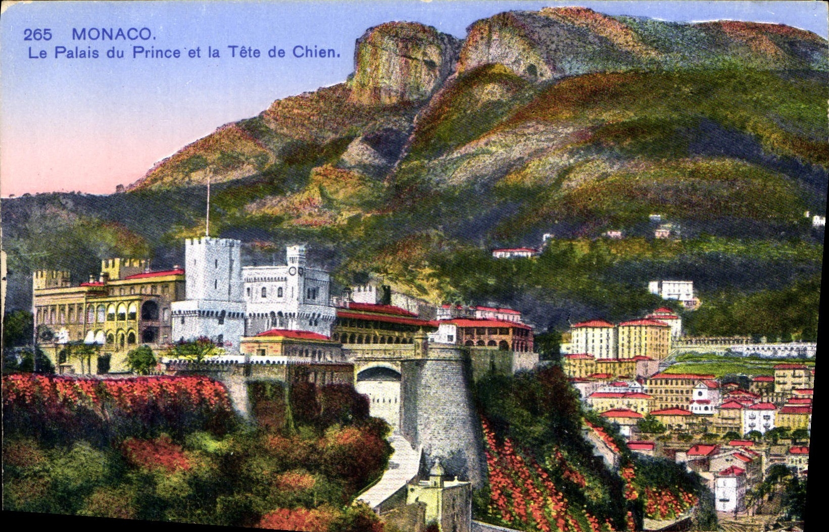 Monaco — Le Palais du Prince et la Tête de Chien — Édition Les Plus Beaux Sites de France