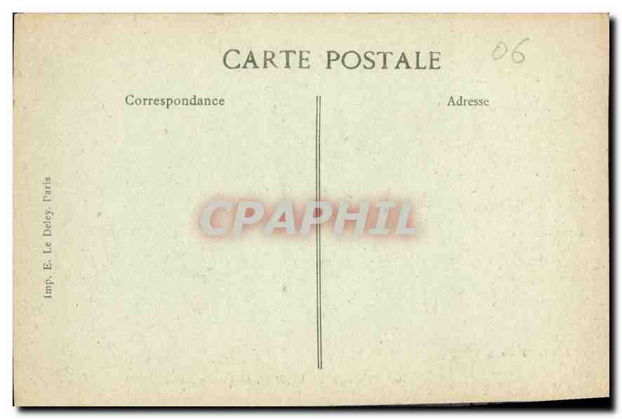 CPA Beaulieu sur Mer vu du Cap Ferrat  — Verso