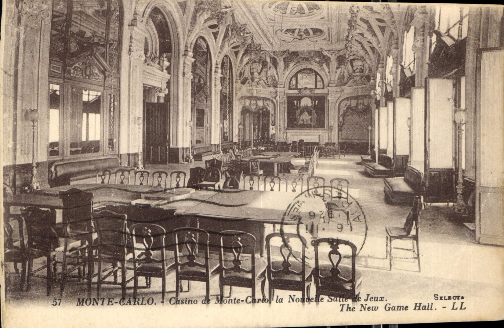 Monte-Carlo - Casino de Monte-Carlo, la Nouvelle Salle de Jeux. - SELECTA - LL