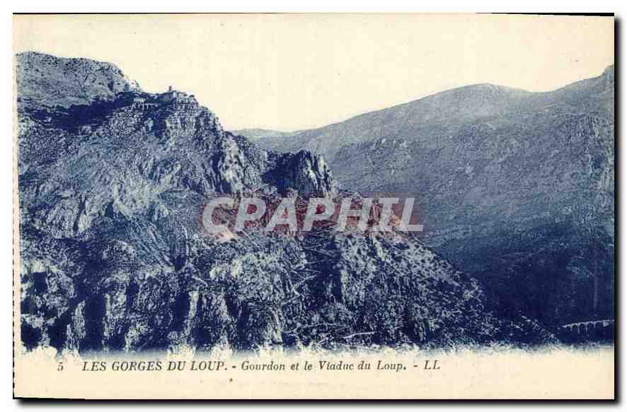 Les Gorges du Loup — Gourdon et le Viaduc du Loup — LL
