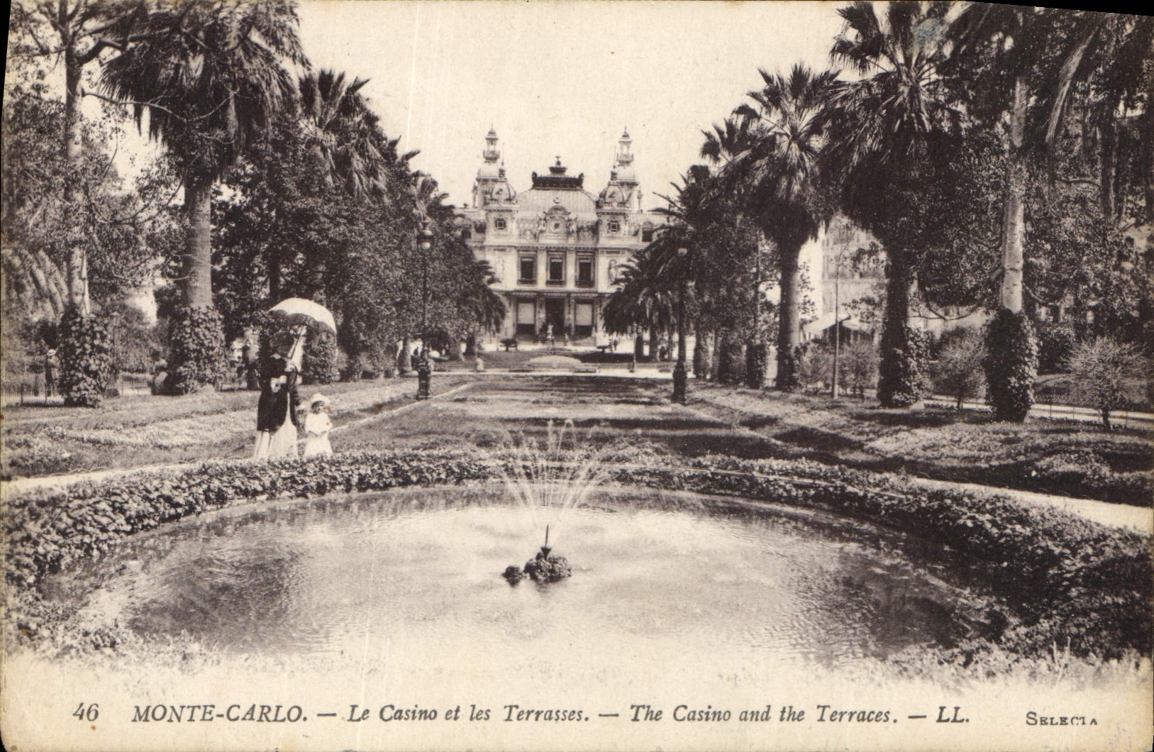 CPA Monte Carlo Le Casino et les Terrasses 