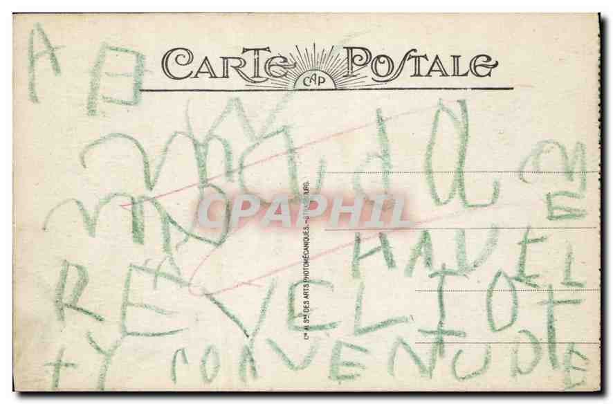 CPA Monte Carlo Les Jardins et le Casino  — Rückseite