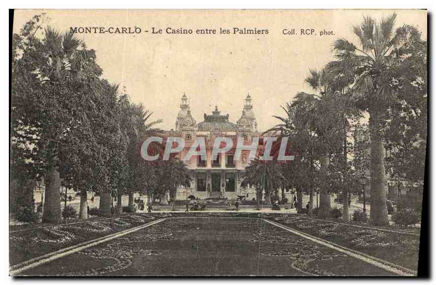 CPA Monte Carlo Le Casino entre les Palmiers 