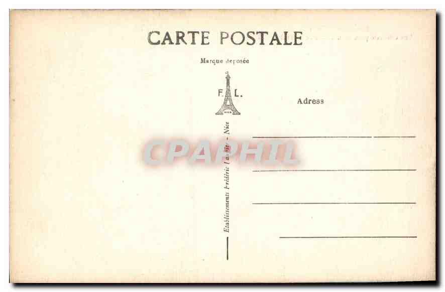 Monte-Carlo — Vue Générale prise de la Route de la Turbie — FL. — Verso