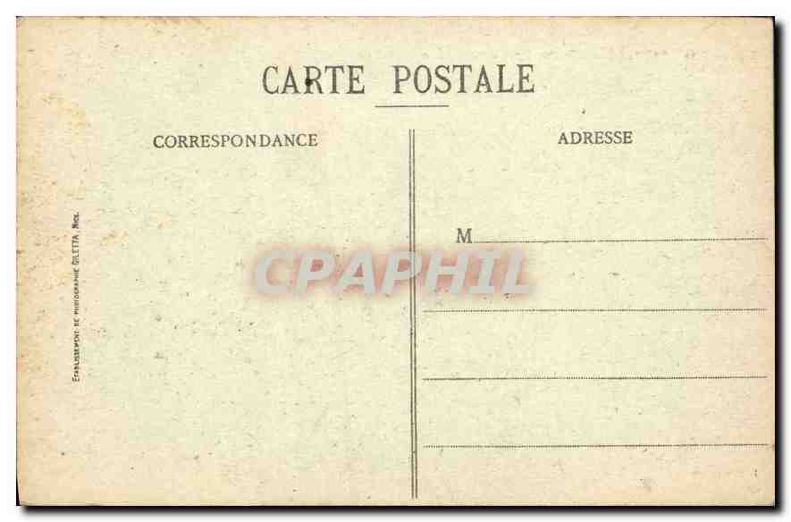 CPA Monaco Palais du Prince et Tete de Chien  — Verso