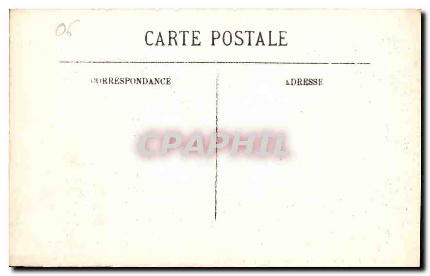 CPA Monaco vue generale de la Principaute  — Rückseite