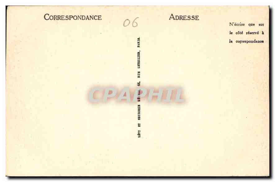 CPA Monte Carlo le Casino et les Jardins  — Verso