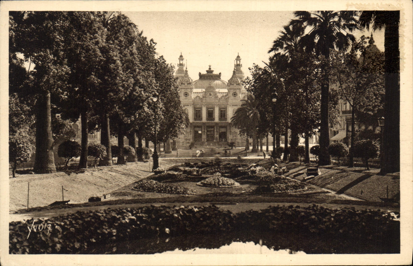 Les Jardins du Casino — Monte-Carlo (Principauté de Monaco) — Éditions d'Art Yvon