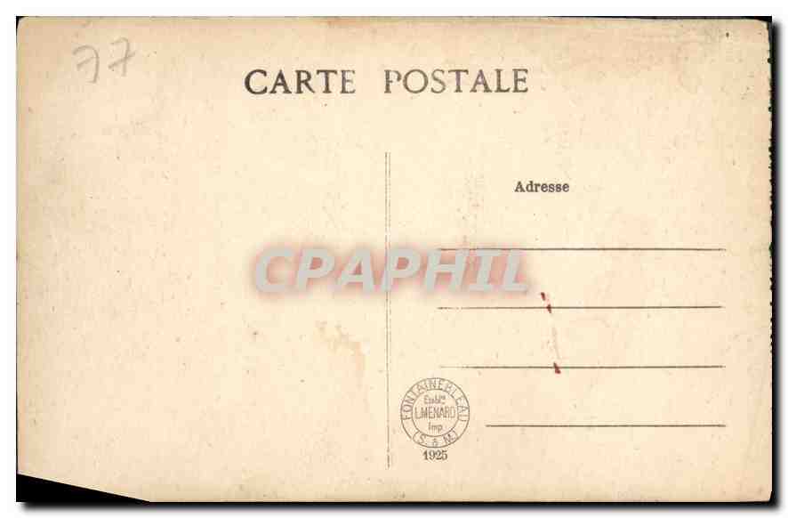 Palais de Fontainebleau — Les Adieux — Artigüe L. & Cie — Verso