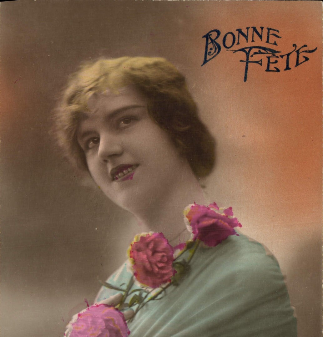 CPA Bonne Fete Femme